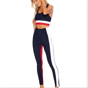 Beach Riot - Colorblock - Red White & Blue Leggings
